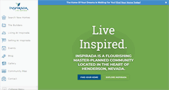 Desktop Screenshot of inspirada.com